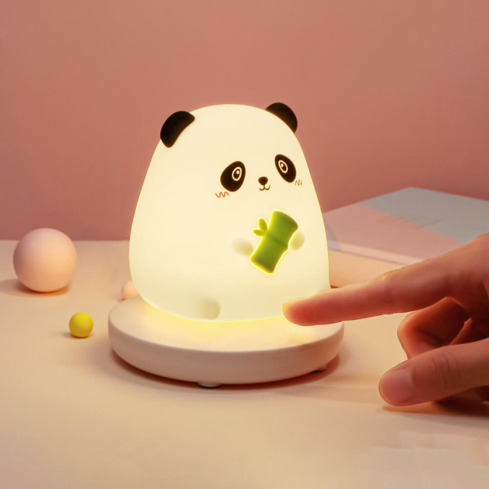 Creative Silicone Animal USB Rechargeable Night Light Decorative Table Lamp
