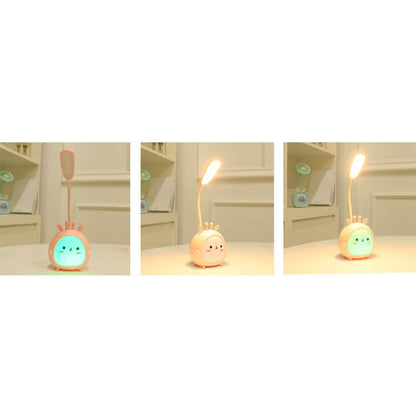 Creative Cartoon Animal Student USB Charging Foldable LED Table Lamp