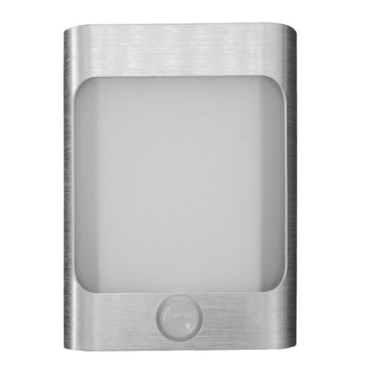 مصباح حائط LED عصري مستطيل الشكل من الألومنيوم قابل لإعادة الشحن عبر USB 