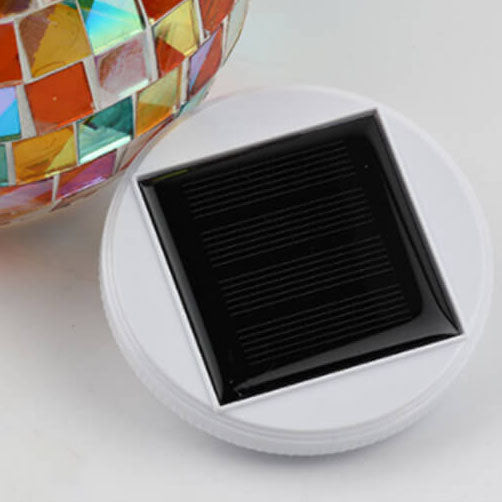 Tiffany Solar Waterproof ABS Mosaic Outdoor LED Lawn Light