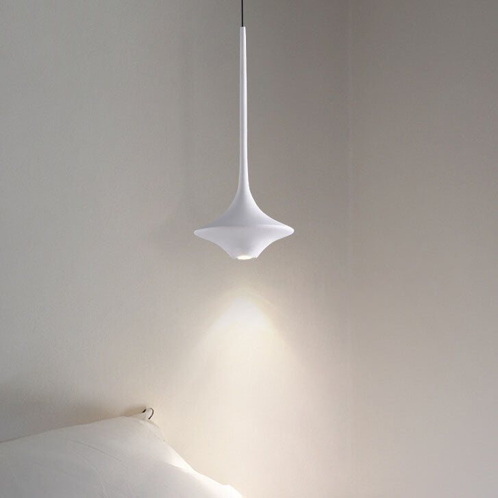 Modern Minimalist Solid Color Hardware Resin LED Pendant Light