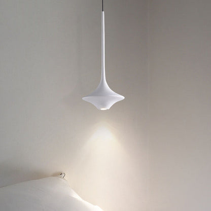 Modern Minimalist Solid Color Hardware Resin LED Pendant Light
