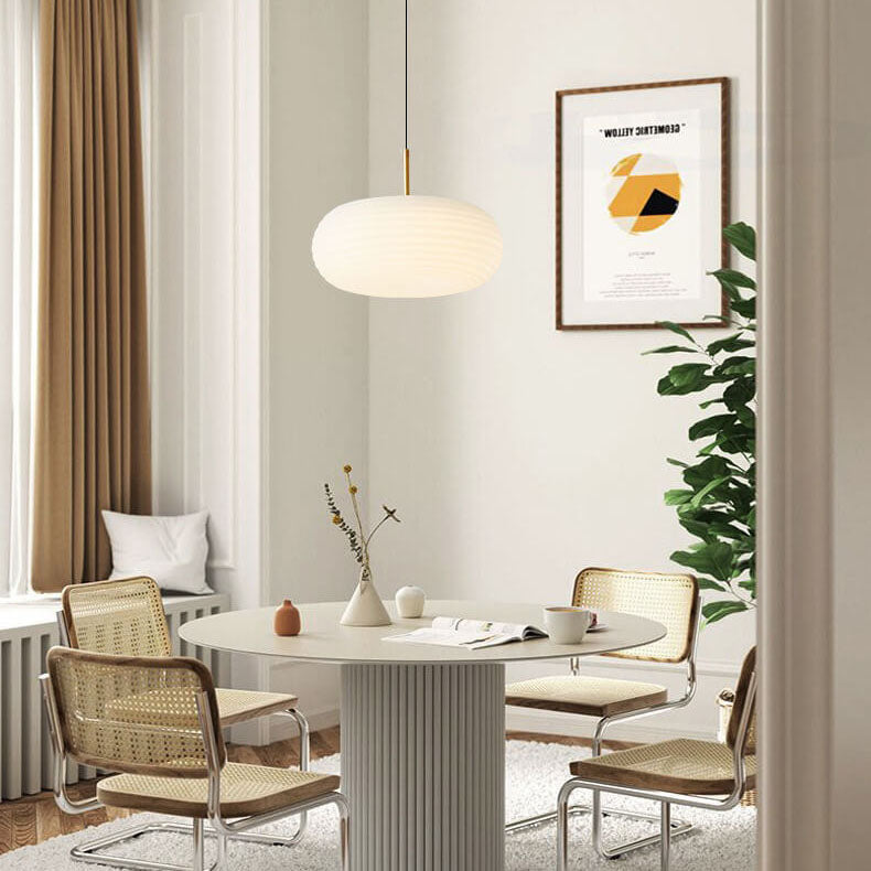 Modern Cream Style Apple All-Copper LED Pendant Light