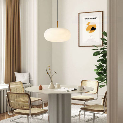 Modern Cream Style Apple All-Copper LED Pendant Light
