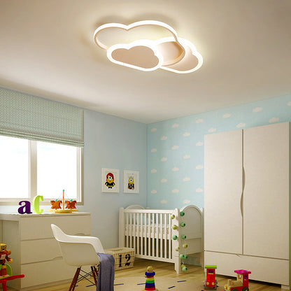 Creative Color Cloud Aluminum LED Flush Mount Ceiling Light