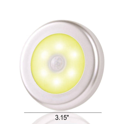 Smart Human Body Sensing Round LED Night Light Wall Sconce Lamp