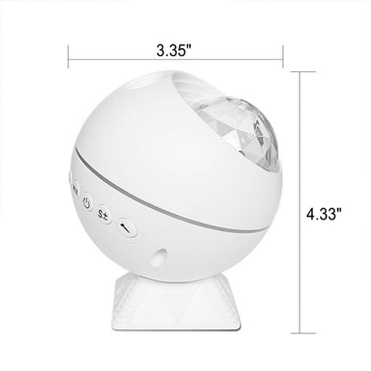 Modern Plastic LED Seven-color Sound-controlled Star Projection Light Night Light