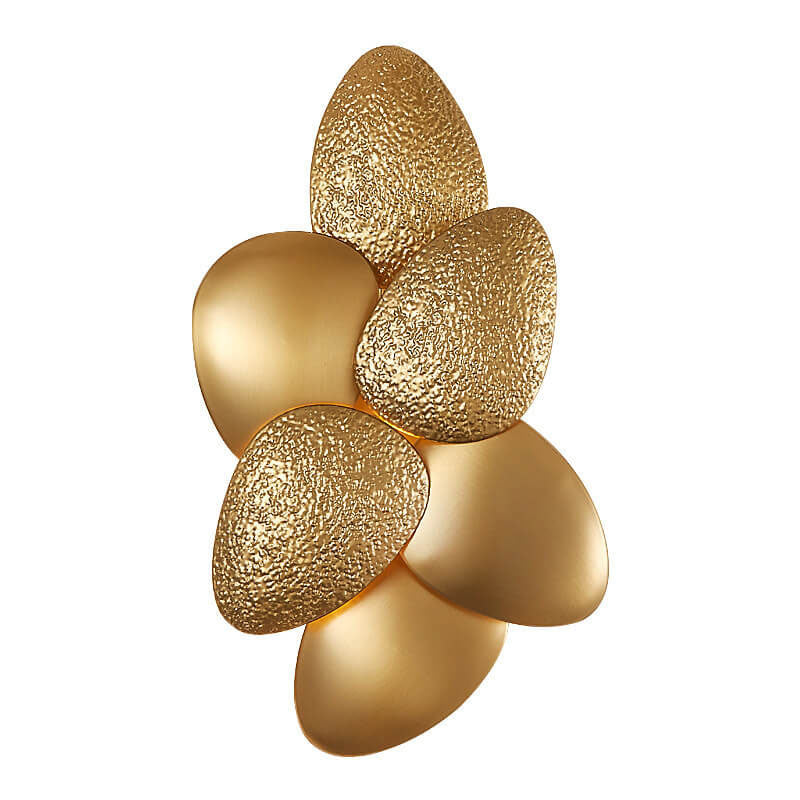 Modern Luxury Gold Stainless Steel Pebble 3/6 Light Wall Sconce Lamp
