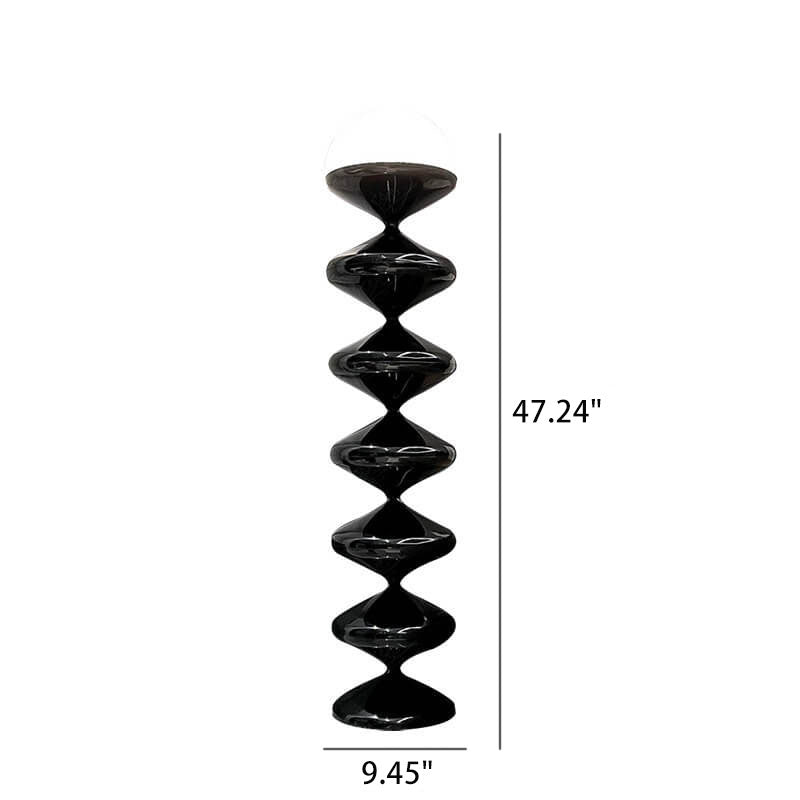Nordic Cream Gourd Design 1-Light  Standing Floor Lamp