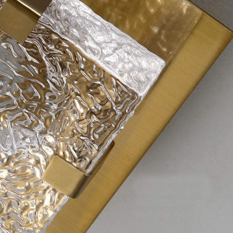 مصباح سقف LED مكعب كريستالي فاخر من Nordic Luxury شبه مسطح 