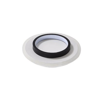 Modern Round Square Black White Iron Acrylic LED Flush Mount Light