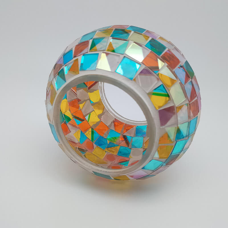 Tiffany Solar Waterproof ABS Mosaic Outdoor LED Lawn Light