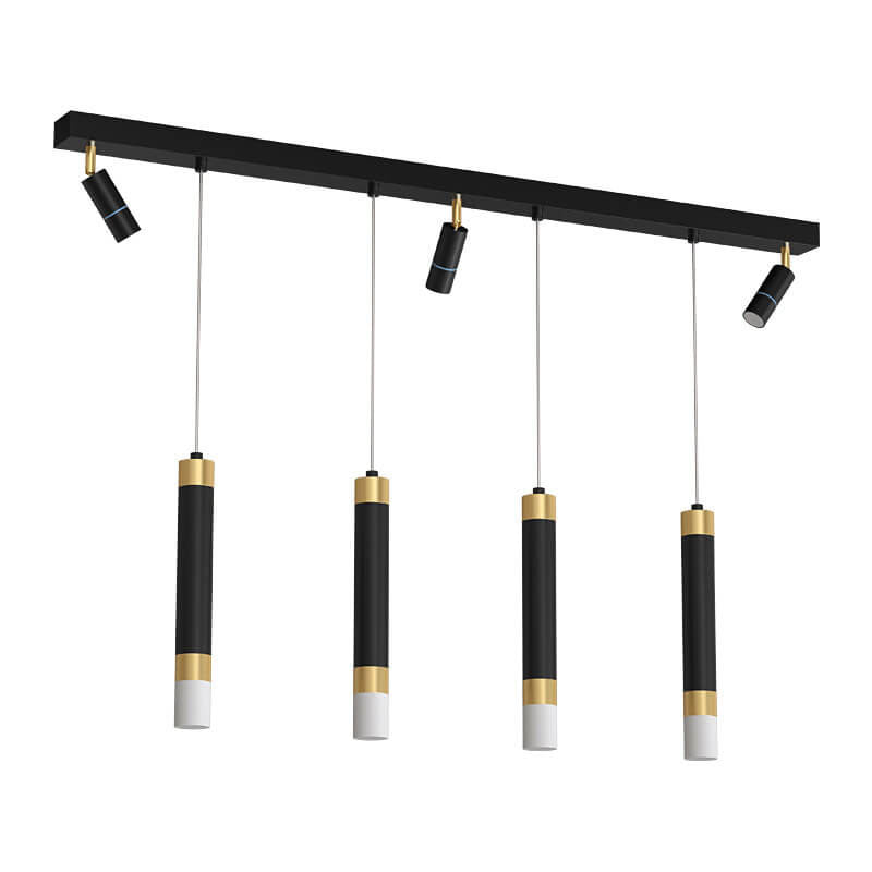 Modern Light Luxury Hardware Acrylic LED Spotlight Island Light Chandelier