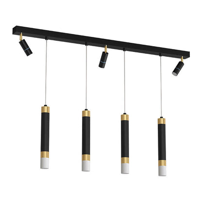 Modern Light Luxury Hardware Acrylic LED Spotlight Island Light Chandelier