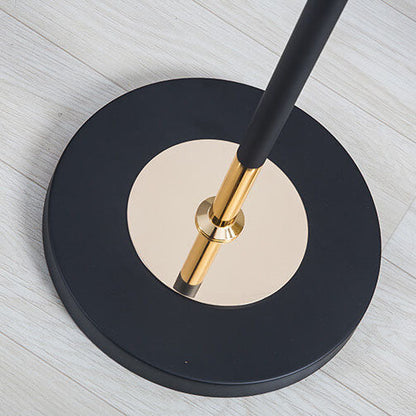 Modern Minimalist Fishing Rod Ball Iron Glass Marble 1-Light Standing Floor Lamp