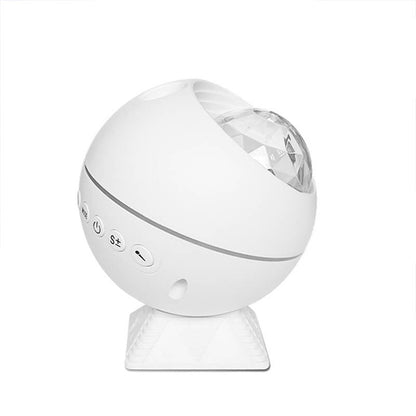 Modern Plastic LED Seven-color Sound-controlled Star Projection Light Night Light