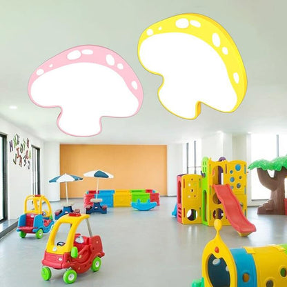 Creative Cartoon Mushroom Shape Kids LED Flush Mount Ceiling Light