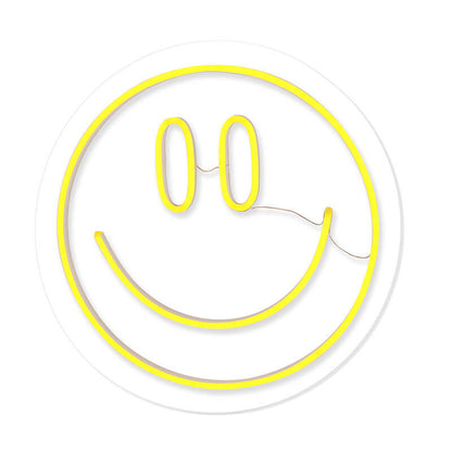 Neon Smiley Silicone LED Atmosphere Decorative Neon Lights