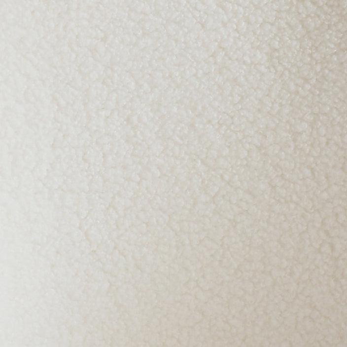 Contemporary Creative Round Flower Lambswool Fabric Metal Vanity Stool Backrest For Bedroom