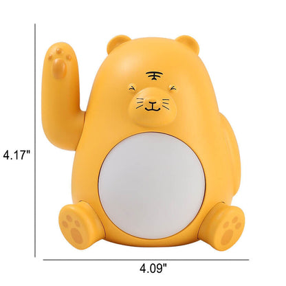 Modern Creative Tiger Silicone LED USB Rechargeable Pat Night Light