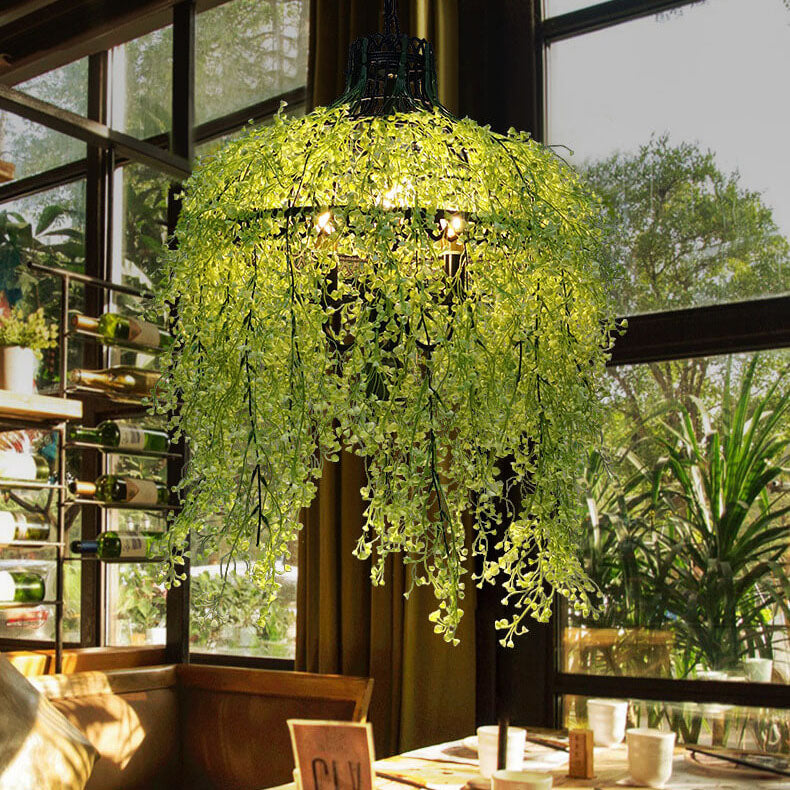 Creative Plant Vine Decorative 3-Light Chandelier