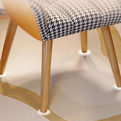 Contemporary Simplicity Houndstooth Flannel Upholstered Tapered Legs Vanity Stool Backrest Armrest For Bedroom