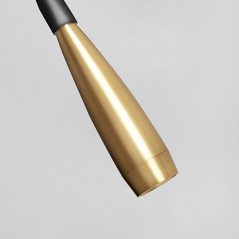Simple Hose Spotlight Brass LED Reading Wall Sconce Lamp
