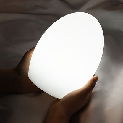 RGB ABS Egg Shaped LED Decorative Table Lamp
