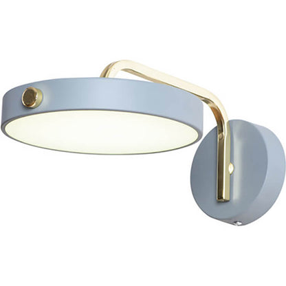 Modern Macaroon Round Iron LED Wall Sconce Lamp