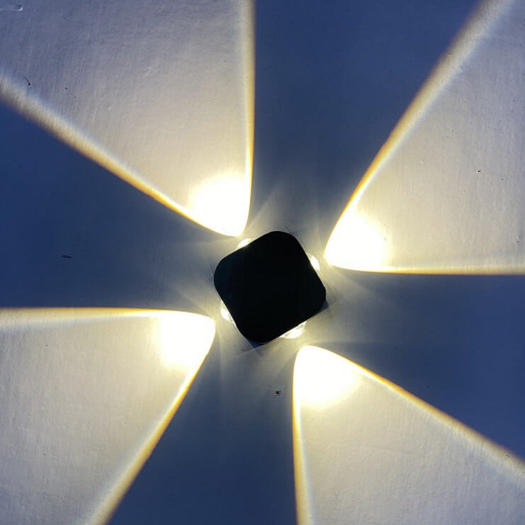 Simple Waterproof Square Lighting LED Outdoor Wall Sconce Lamp