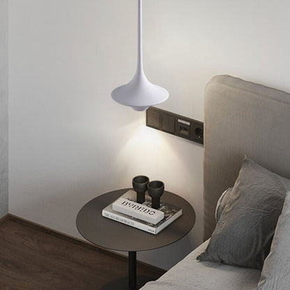 Modern Minimalist Solid Color Hardware Resin LED Pendant Light