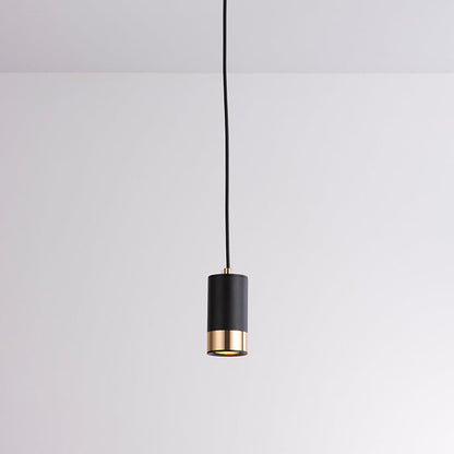 Nordic Minimalist Column Iron Mini 1-Light Pendant Light