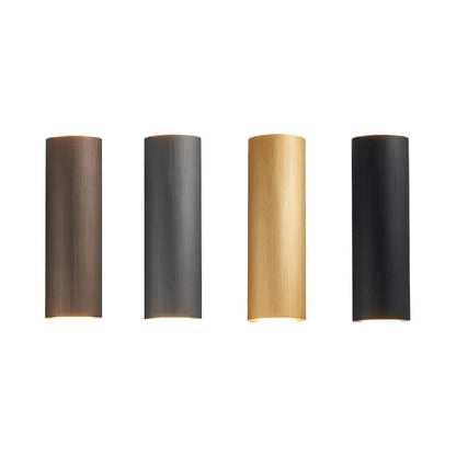 Modern Minimalist Aluminum Cylindrical LED Wall Sconce Lamp