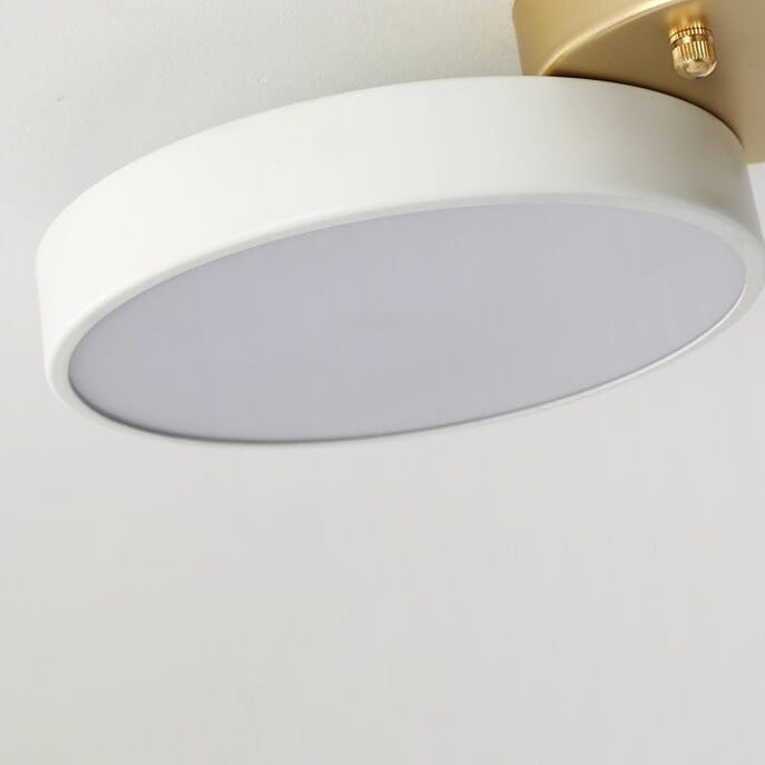Modern Minimalist Round Iron Acrylic LED Flush Mount Ceiling Light