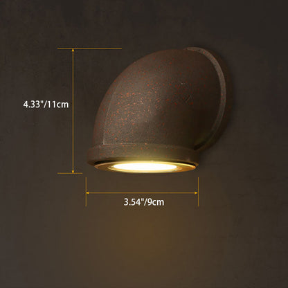مصباح حائط LED معدني أنبوبي صناعي معاصر لغرفة المعيشة