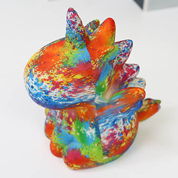 Creative Unicorn Painted 3D Printed LED Night Light Table Lamp