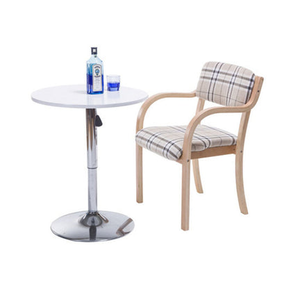 Contemporary Nordic Wood Cotton Linen Fabric PU Leather Velvet Sponge Square Dining Chair Backrest Armrest For Dining Room