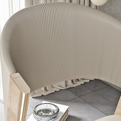 Modern Luxury Square Microfiber Leather Stainless Steel Foam Dining Chair Four Legs Backrest For Dining Room