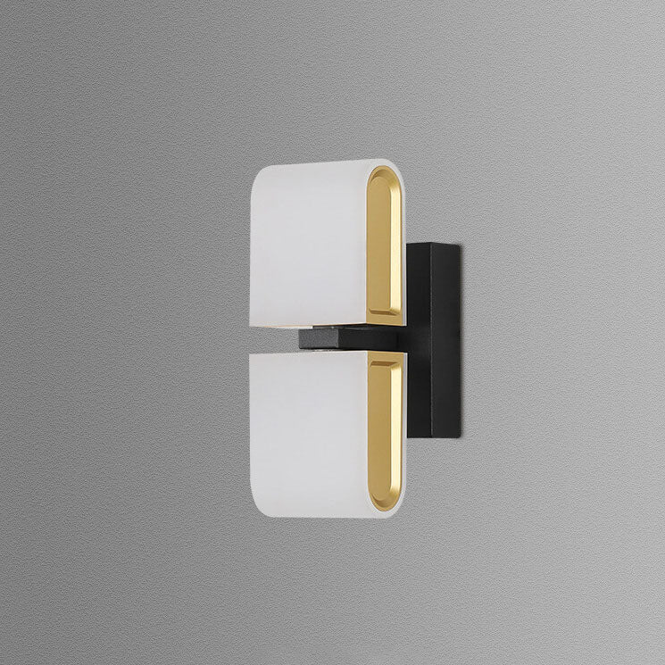 مصباح حائط LED دائري قابل للدوران مصنوع من سبائك الزنك بتصميم عصري بسيط 