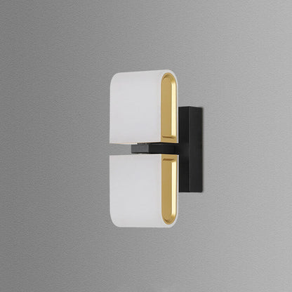 مصباح حائط LED دائري قابل للدوران مصنوع من سبائك الزنك بتصميم عصري بسيط 