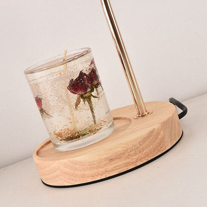 Nordic Rose Dome Dimmable 1-Light Melting Wax Table Lamp