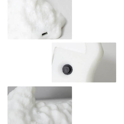 Creative 3D Printed Volcano Dragon LED Night Light Table Lamp