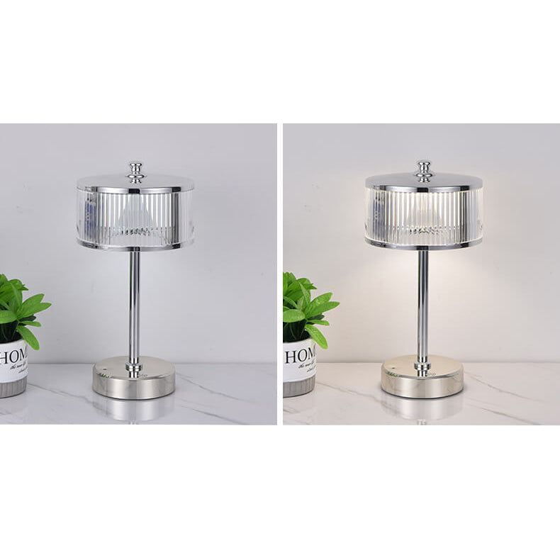 Creative Light Luxury Acrylic Rechargeable LED Touch Ambient Table Lamp