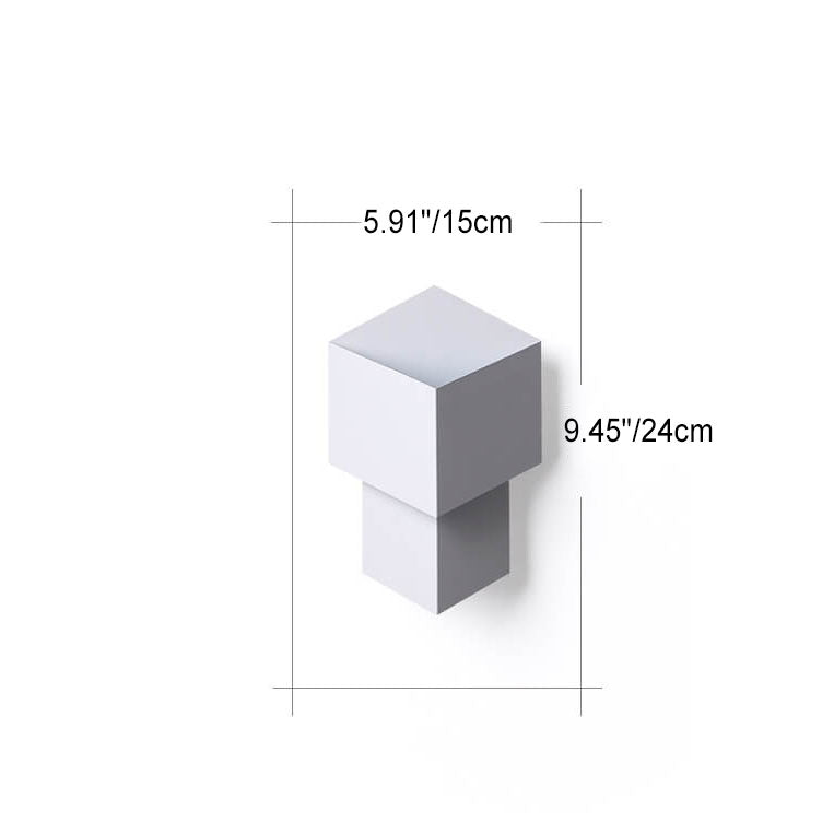 Modern Cream Style Simple Square LED Wall Sconce Lamp