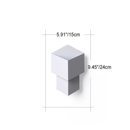 Modern Cream Style Simple Square LED Wall Sconce Lamp
