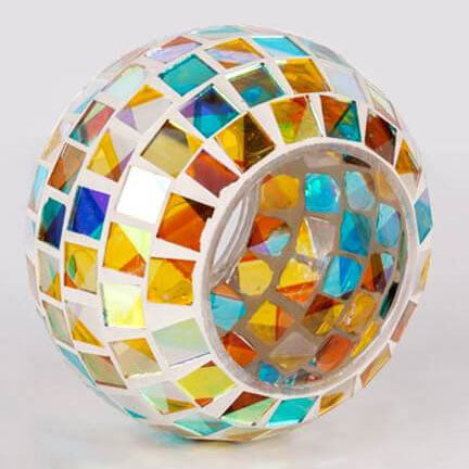 Tiffany Solar Waterproof ABS Mosaic Outdoor LED Lawn Light