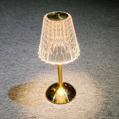 Creative Diamond Crystal Acrylic Metal Touch LED Table Lamp