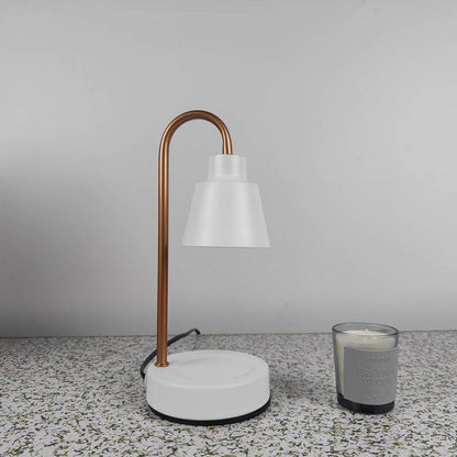 Modern Simplicity Iron Round Shade 1-Light Melting Wax Table Lamp For Study