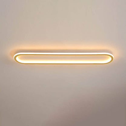 مصباح سقف LED طويل من السيليكون الحديدي بتصميم عصري بسيط لغرفة النوم 