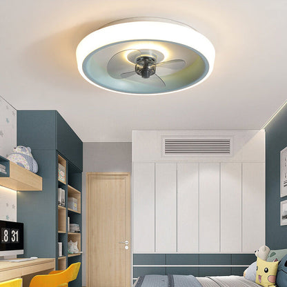 مروحة إضاءة LED خفيفة الوزن وحديثة من الأكريليك